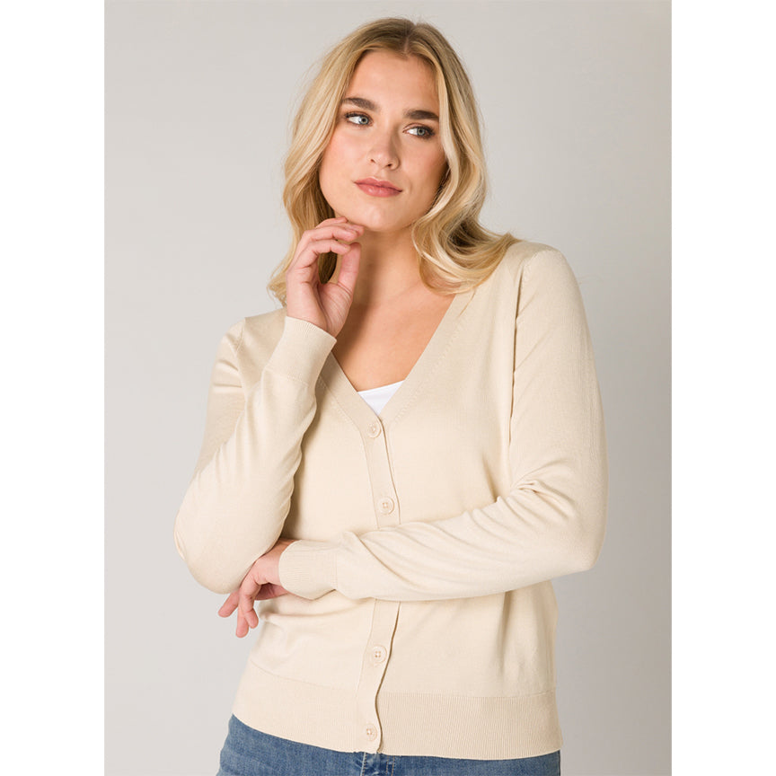 YEST // 6000001 YAYLA LONG CARDIGAN BEIGE – Trinity Gallery