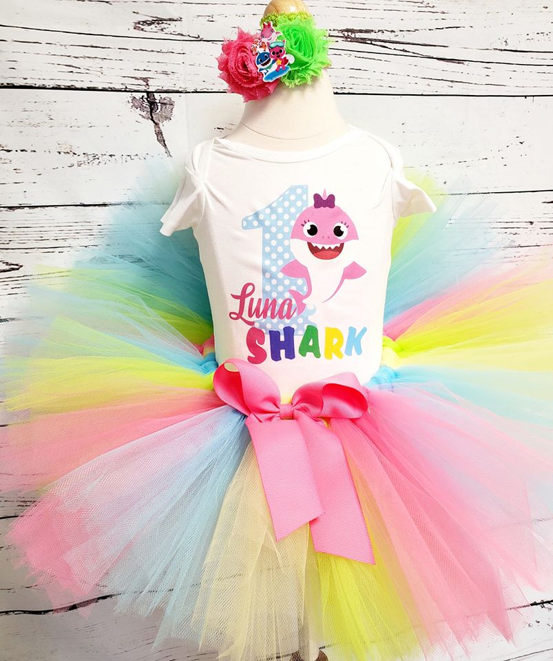 Baby Shark Tutu Set – Tiny Love Creations