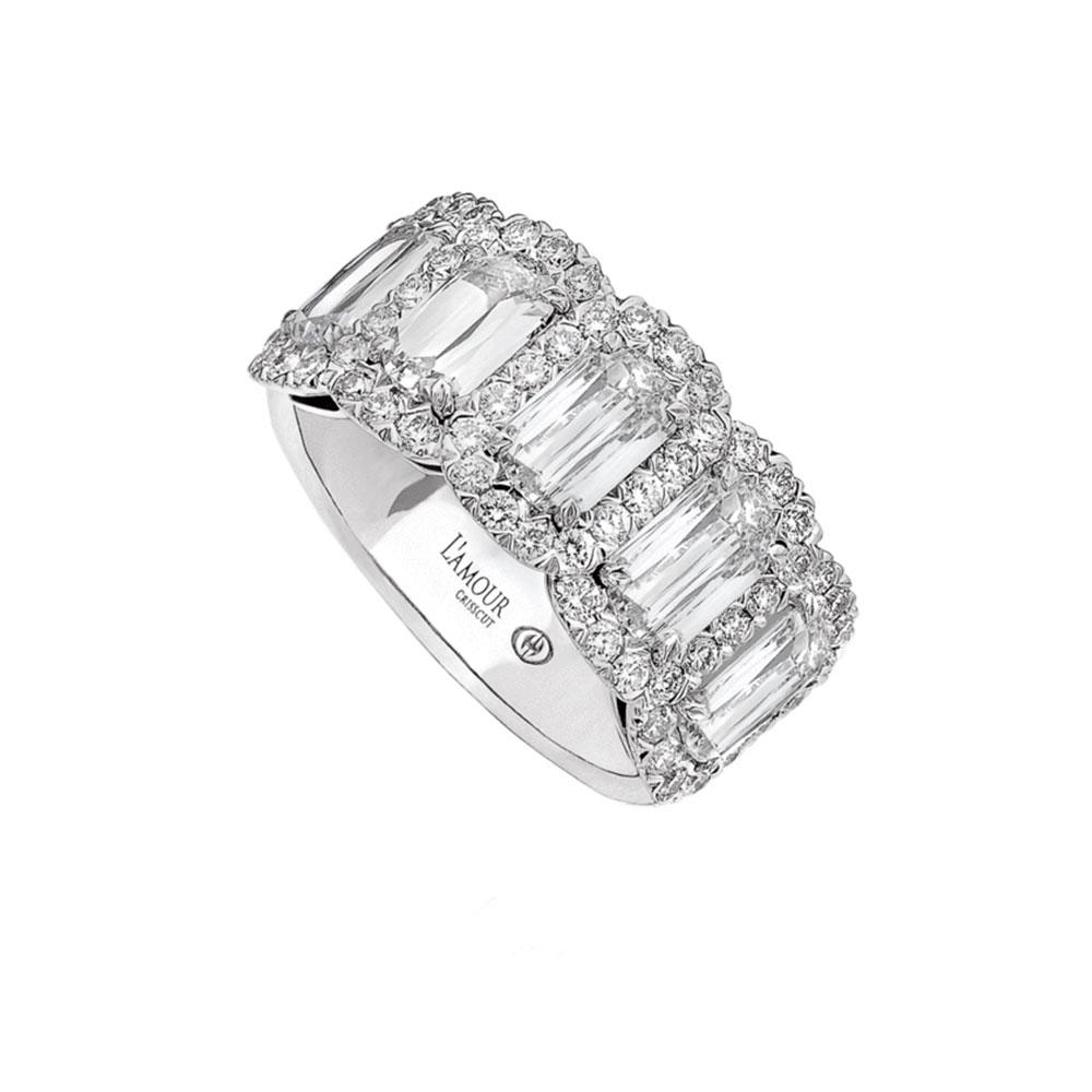 crisscut diamond band