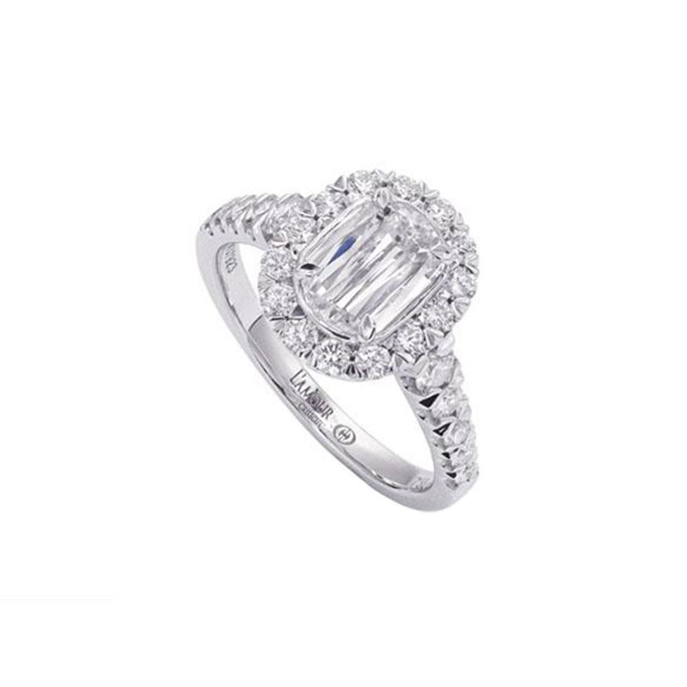 L'Amour Crisscut® Diamond Engagement 