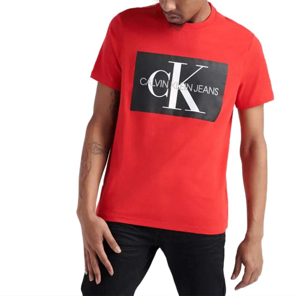 calvin klein logo t shirt mens