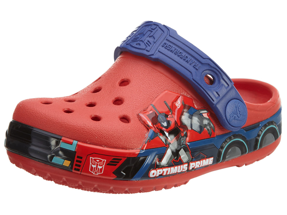 optimus prime crocs