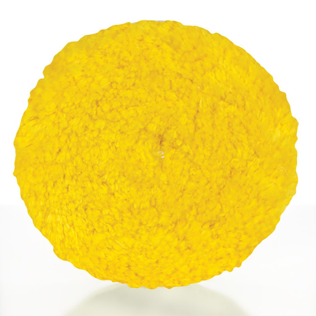 Buff and Shine Yellow Single Side Medium Cut Wool Pad 8 x 1.25 – SHINE  SUPPLY