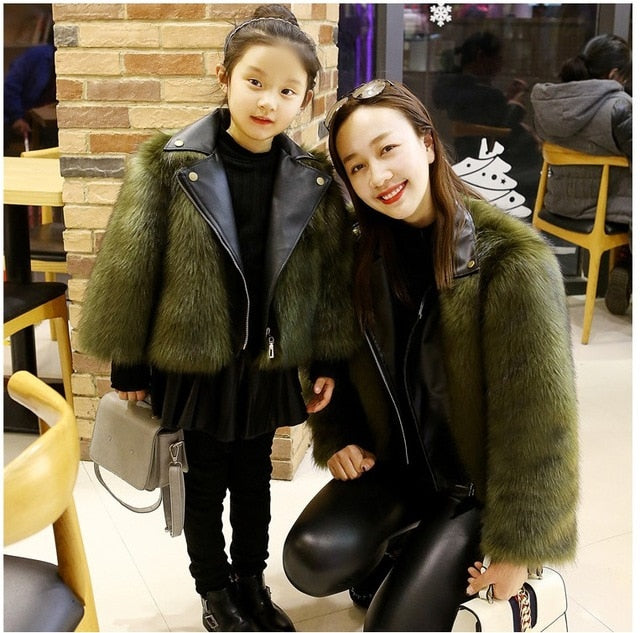 mother daughter matching jackets