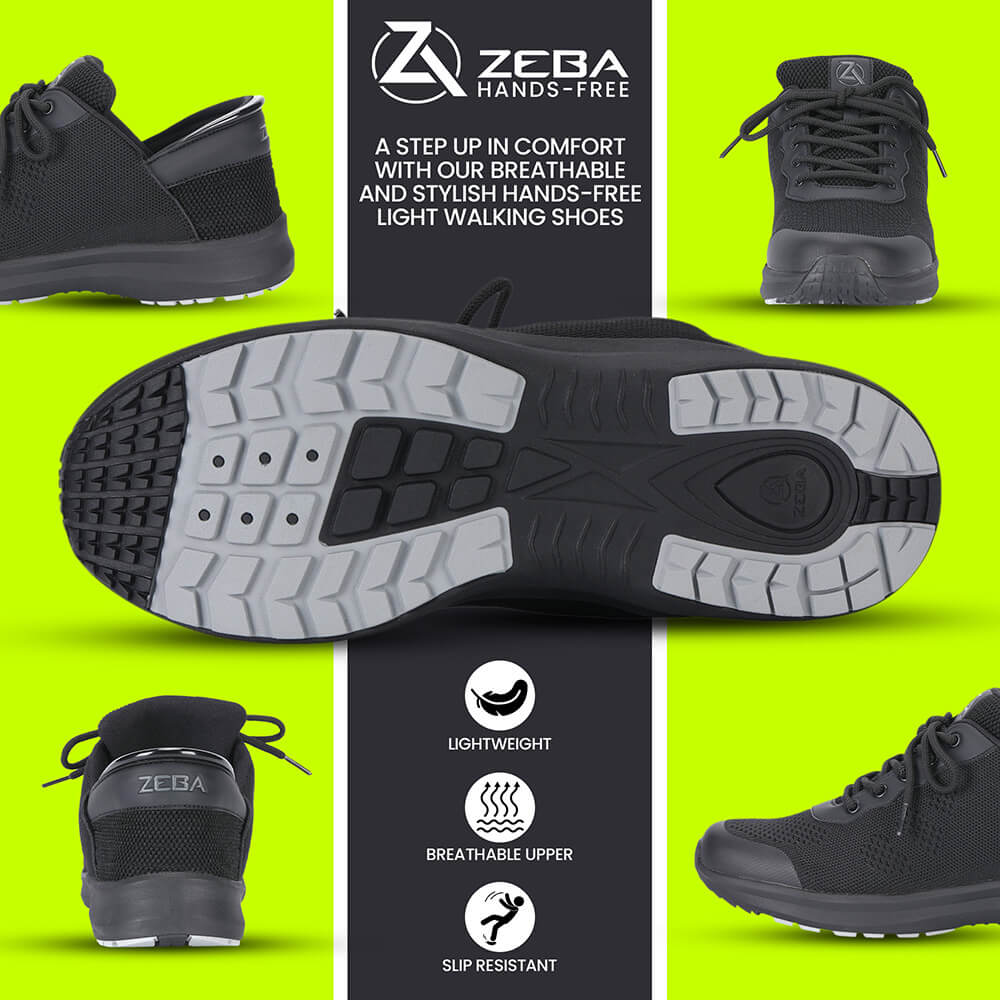 Lightweight Zeba Shoes Explainer Graphic