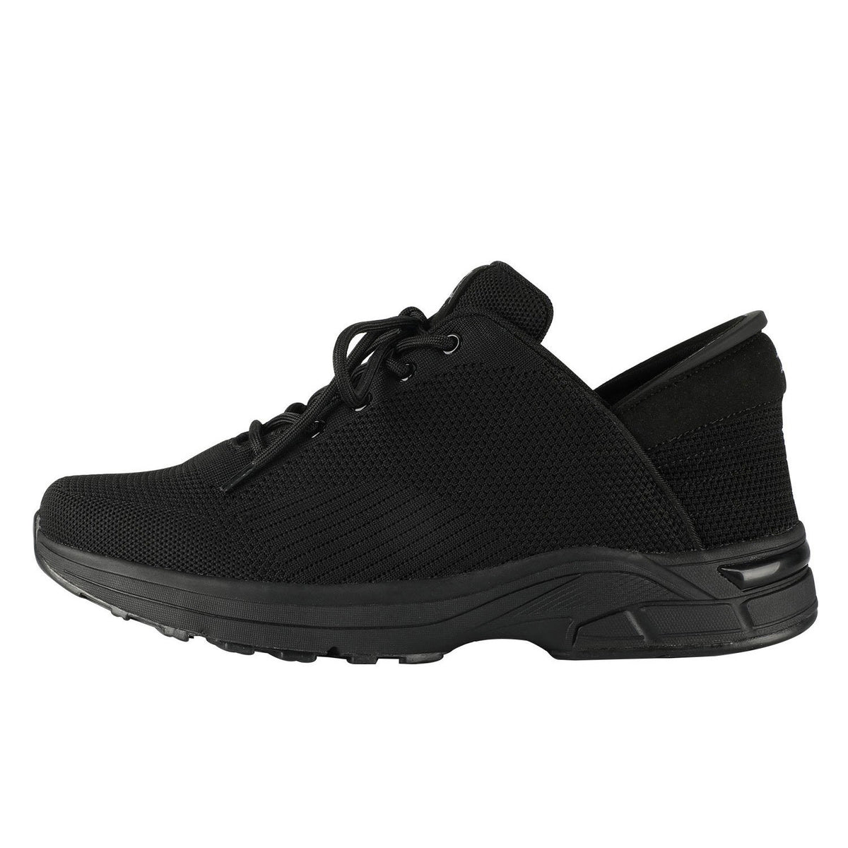 Jet Black (Medium and Extra Wide 4E Available) (Sizes 7-16) – Zeba Shoes