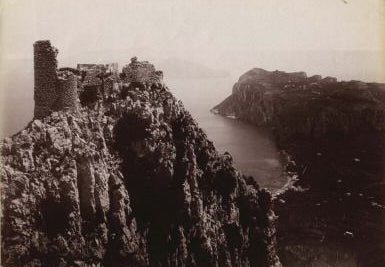 Castello Barbarossa, foto di  Carlo Brogi 1890