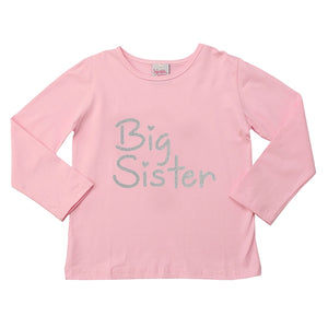 Girls Big Sister L/S Top - The Plaid Giraffe