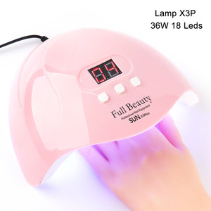 UV Lamp For Manicure LED Nail Dryer Lamp Sun Light Curing All Gel Polish Drying UV Gel USB Smart Timing Nail Art Tools LASTAR6-1