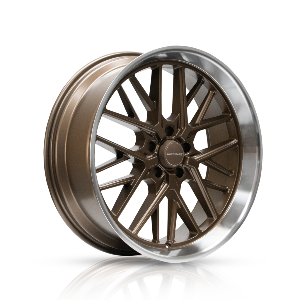 Corsart - Kingpin / 22x10.5 / 5x139.7 / ET0 - Matte Bronze With Diamond Cut Lip