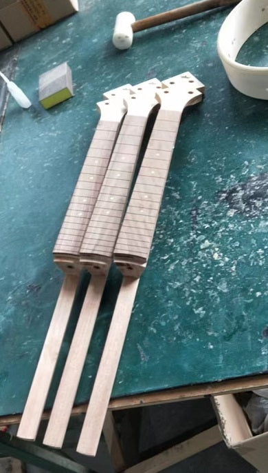 duke10 necks with fingerboards attached