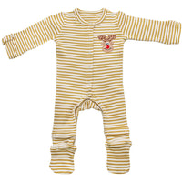 Expandable Jumpsuit Infant Reindeer Patch