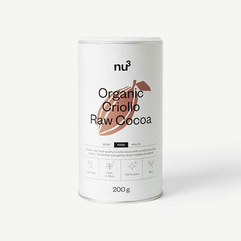 nu3 Cacao crudo criollo bio, polvere
