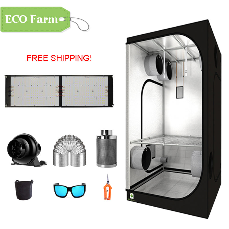 ECO FARM 3'X3' ESSENTIAL GROW TENT KIT - 240W 301H QUANTUM BOARD 3.3essential240W301growkit_e49e2e89-dba6-4751-b93f-022c1695a9e5_2048x