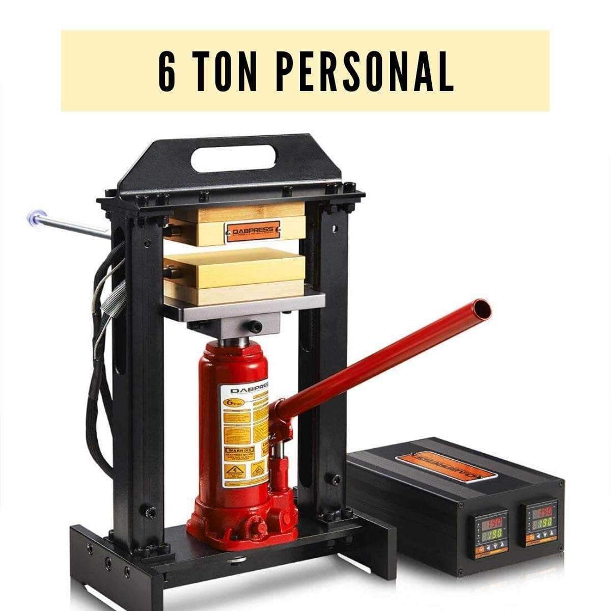 6 Ton Personal Rosin Press - 3x5" Heated Platens & Replaceable Bottle Jack Included - 500 Watts | Dabpress 