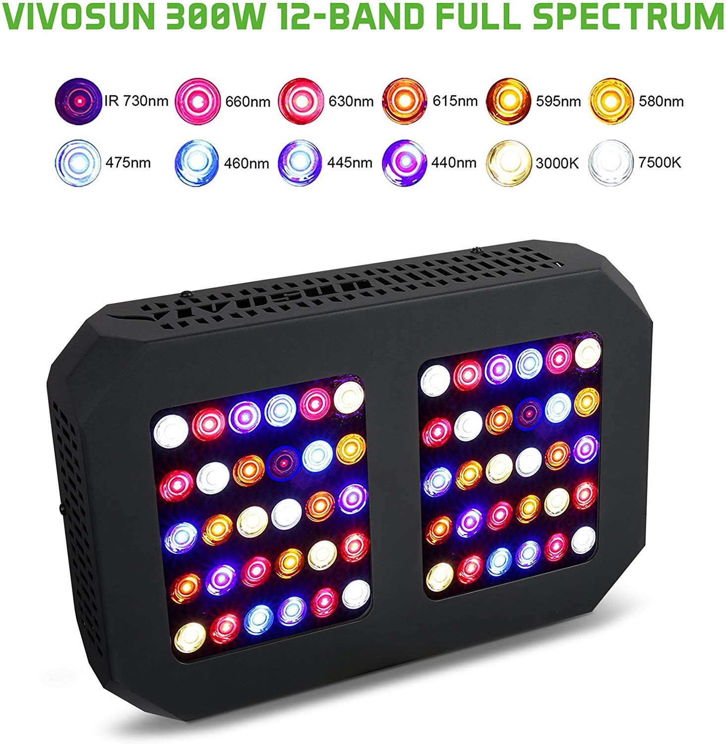 Psychologisch compenseren Genealogie Best VIVOSUN 300W LED Grow Light Full Spectrum for Sale - GrowPackage.com