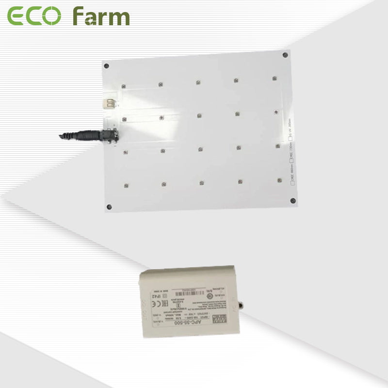 ECO Farm 30W CREE Chips Quantum Board RED + FAR Red Bloom Booster High Effective New Upgrade Quantum Board (UV395nm)