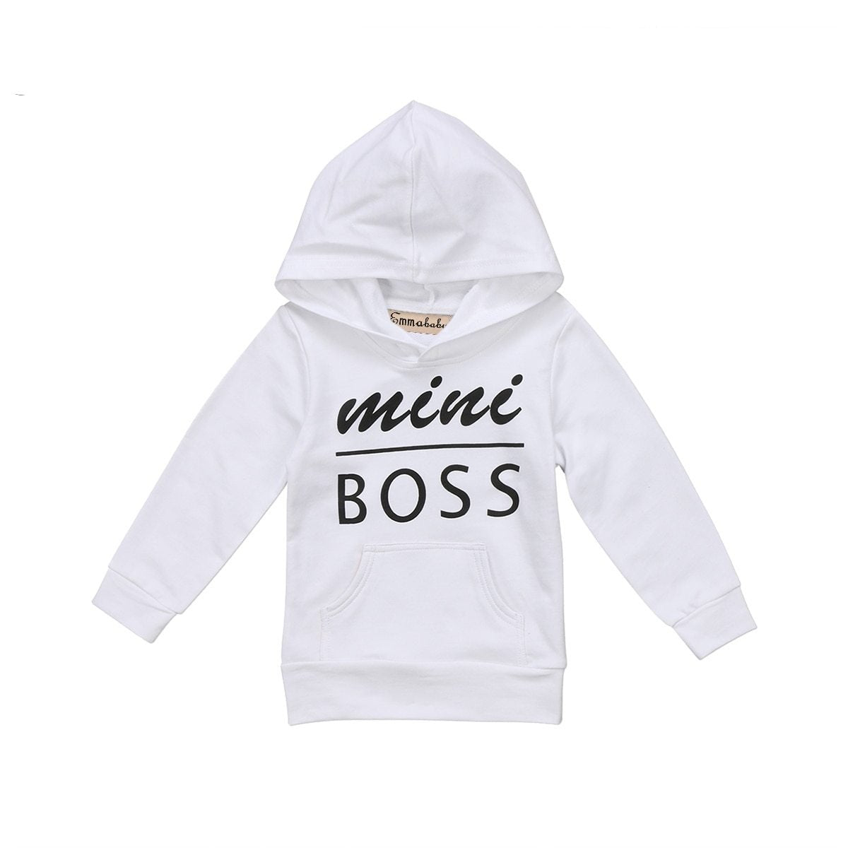 boss hoodie white