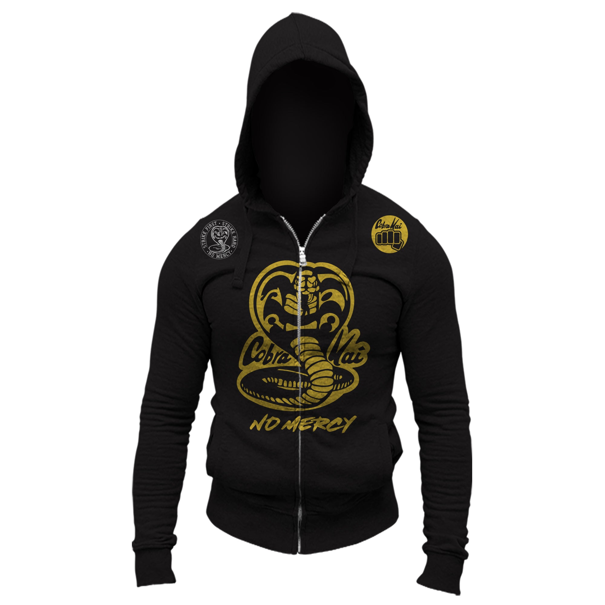 cobra kai zip hoodie