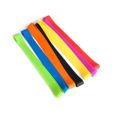 24 Pcs 8 Inch Colored Silicone Rubber Bands Silicone Elastic Bands Long  Lasting Wrapping Bands for Books, Art, Bag Wraps, Exercise, Crab Traps