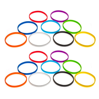 Band Joes 6 X 0.25 2.54 Inch Diameter 10 Pack Assorted Colorful Small  Silicone Little Colored Rubber Bands Wrist Cooking Office Boxes Wraps  Colors Rubberbands Elastic Siliconebands 