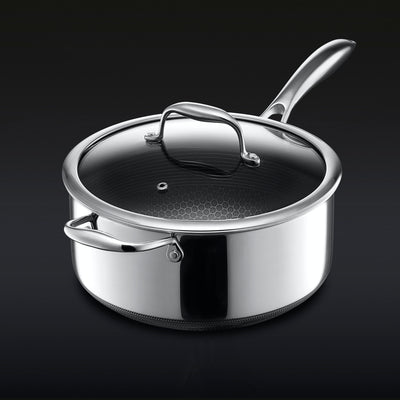 Hybrid Deep Sauté Pan/Chicken Fryer with Lid, 7QT