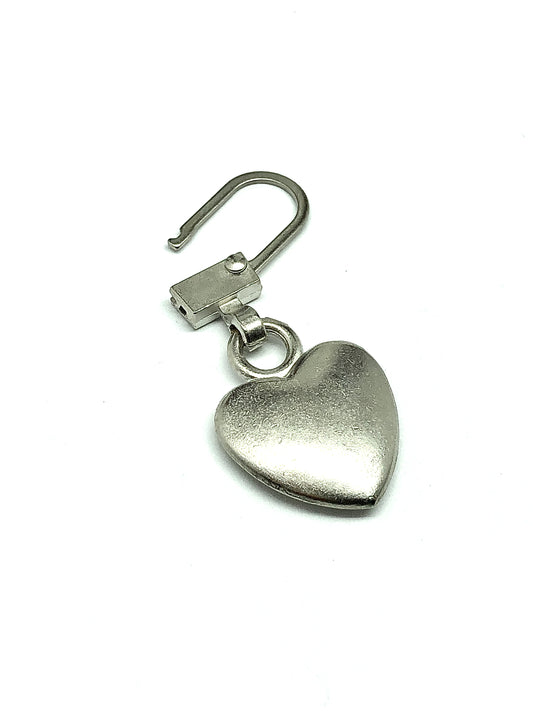 Zipper Repair Charm - Black Heart Zipper Charm or Accessorize anything it  can clip onto!