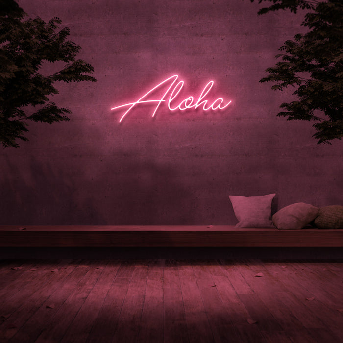 aloha neon light