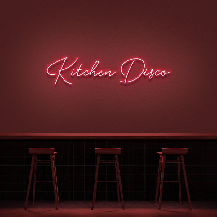 kitchen disco neon light