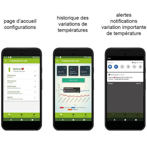 Thermometer Link AQUAEL - Thermomètre connecté WIFI