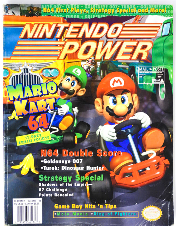 Mario Kart 64 Volume 93 Nintendo Power Magazines Retromtl 