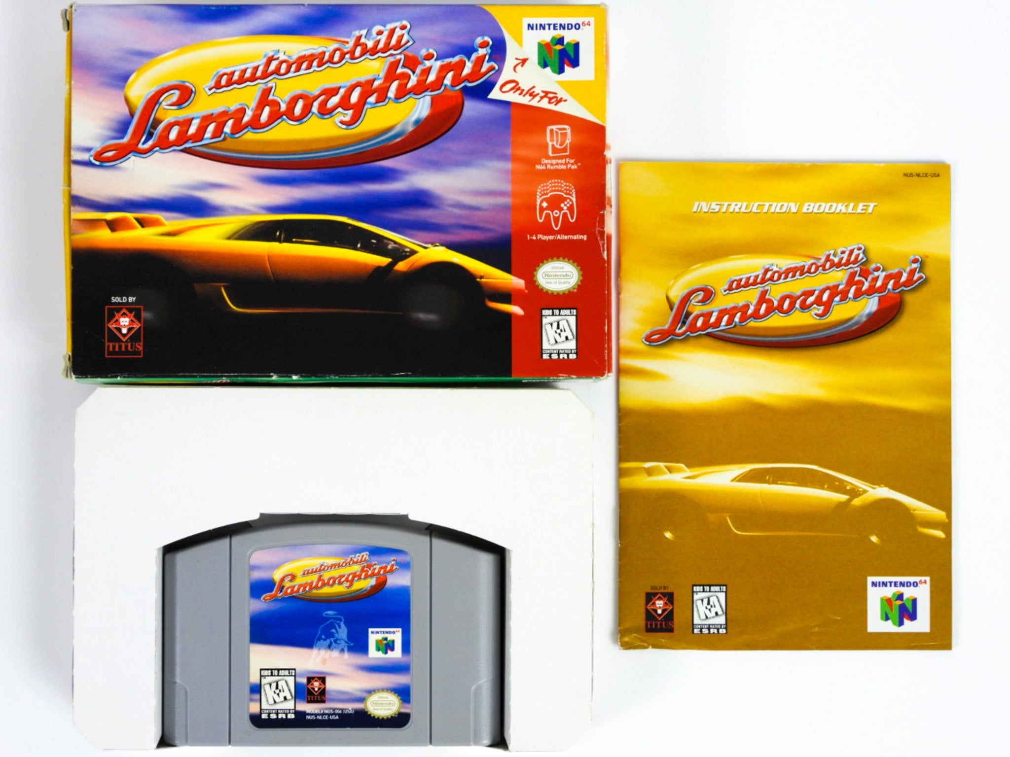 Automobili Lamborghini (Nintendo 64 / N64) – RetroMTL