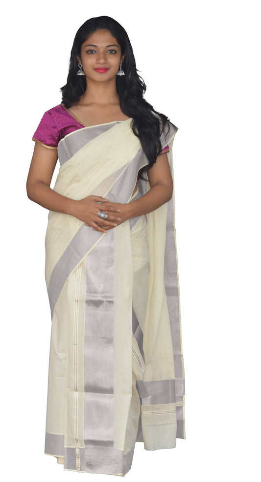 Kerala Kasavu Mural Saree | Saree, Kerala saree, Kasavu saree