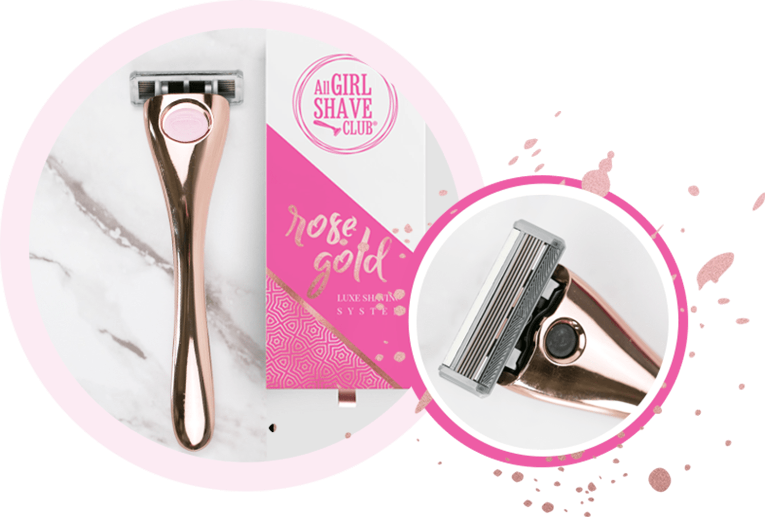 girls shaving set