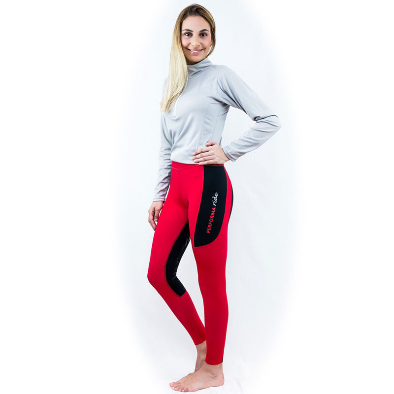 Youth Thermal Contrast Riding Tights - excelequine