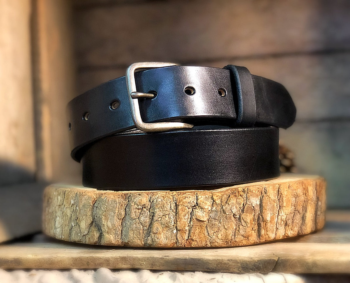 English Bridle Leather Belt 