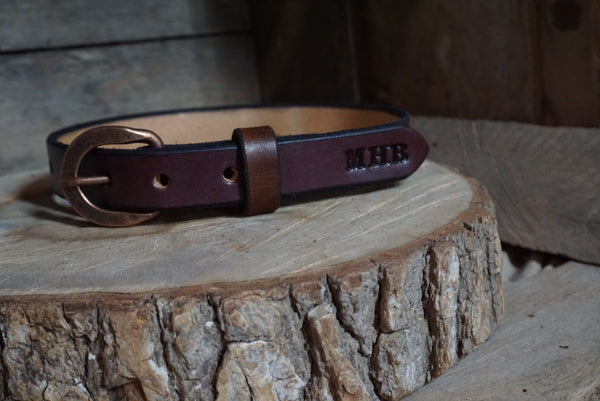 Wood & Faulk D-Ring Leather Belt (3 Years, 6 Months) - Fade of the Day