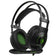 3.5mm Gaming Headsets with Microphone Over Ear Music Headphones Volume Control Black-Green