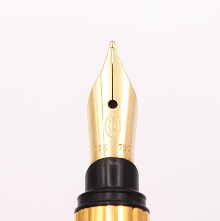 cartier fountain pen 18k nib