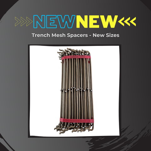 Steel trench mesh spaces available in new sizes