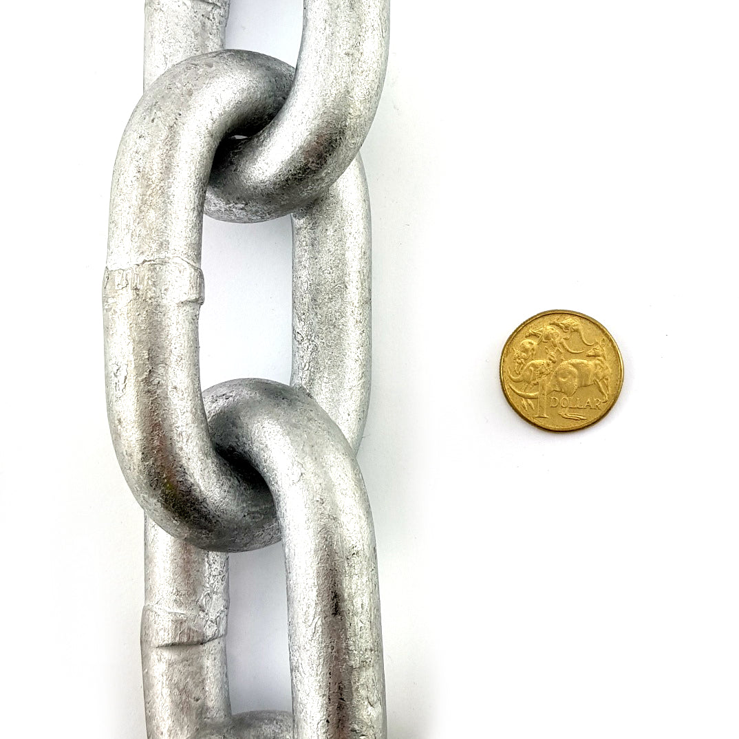 16mm Galvanised Welded Link Chain. Chain by the metre. Australia