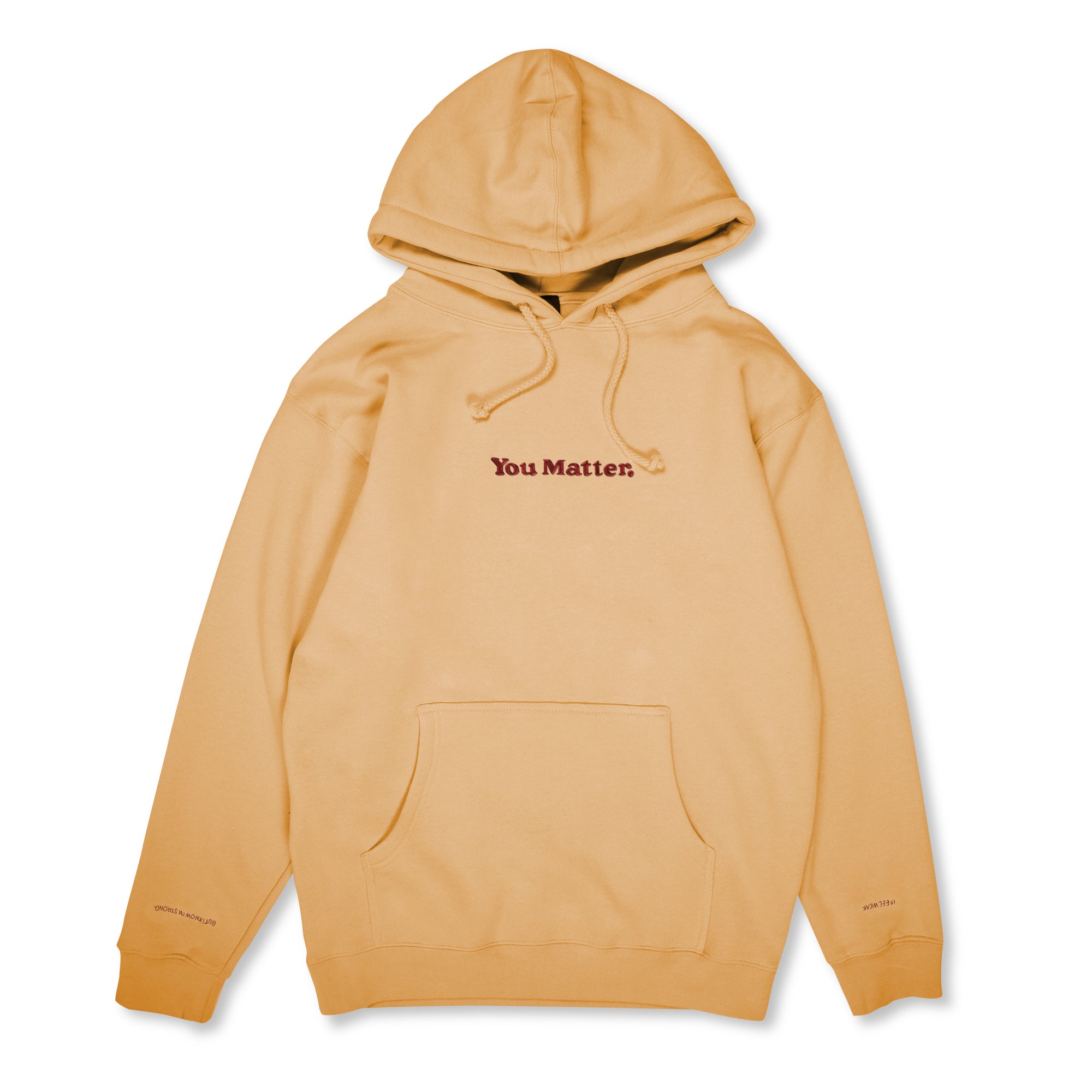 you matter hoodie yellow