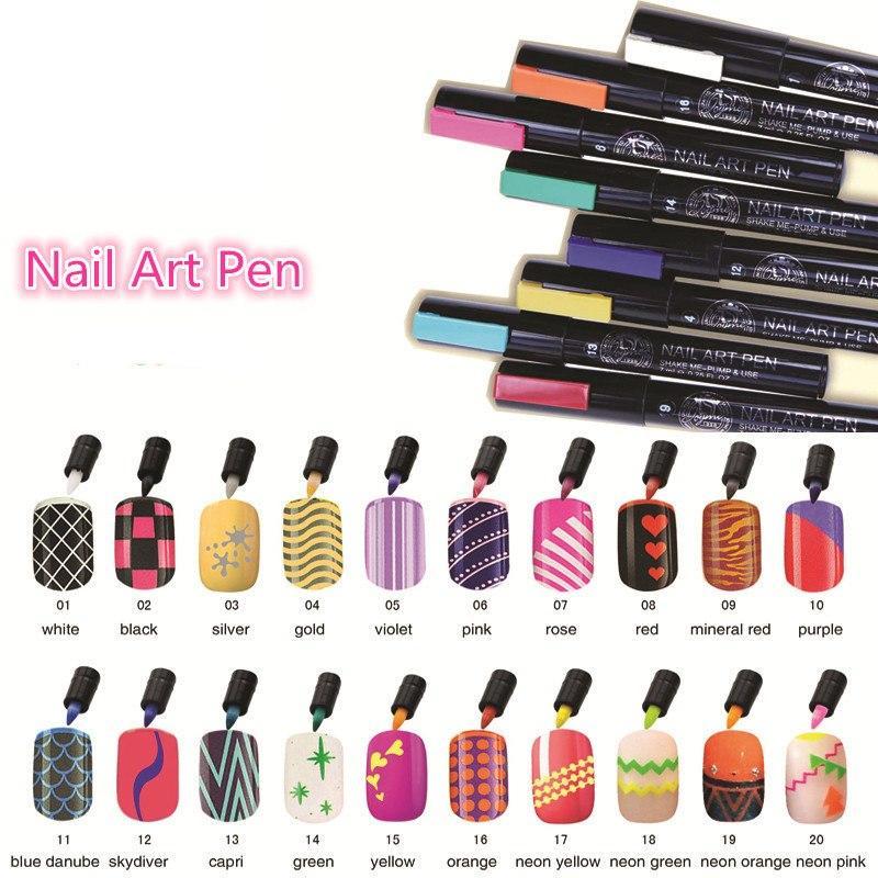 Nail Art Pens 8 pcs nail art pen set hover to zoom