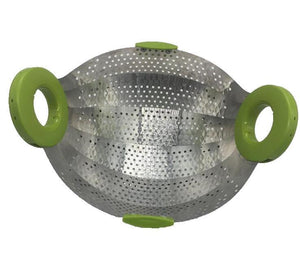 collapsible metal strainer