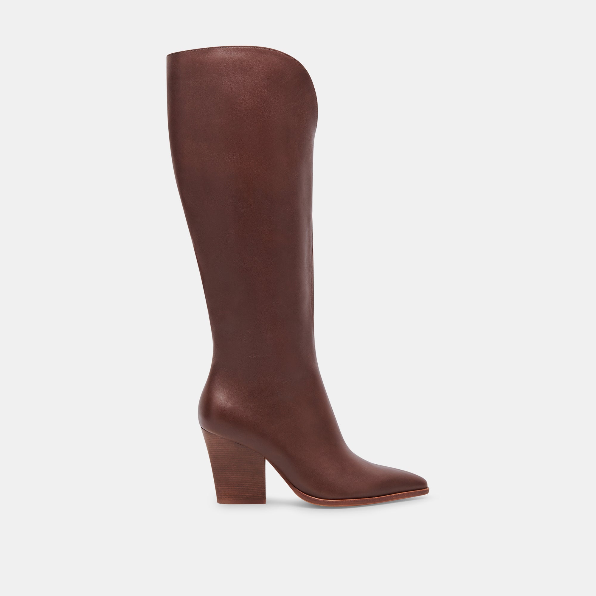 Steve Madden Hudsun Cognac Leather Knee High Boots | High knee boots  outfit, Knee high leather boots, High boots