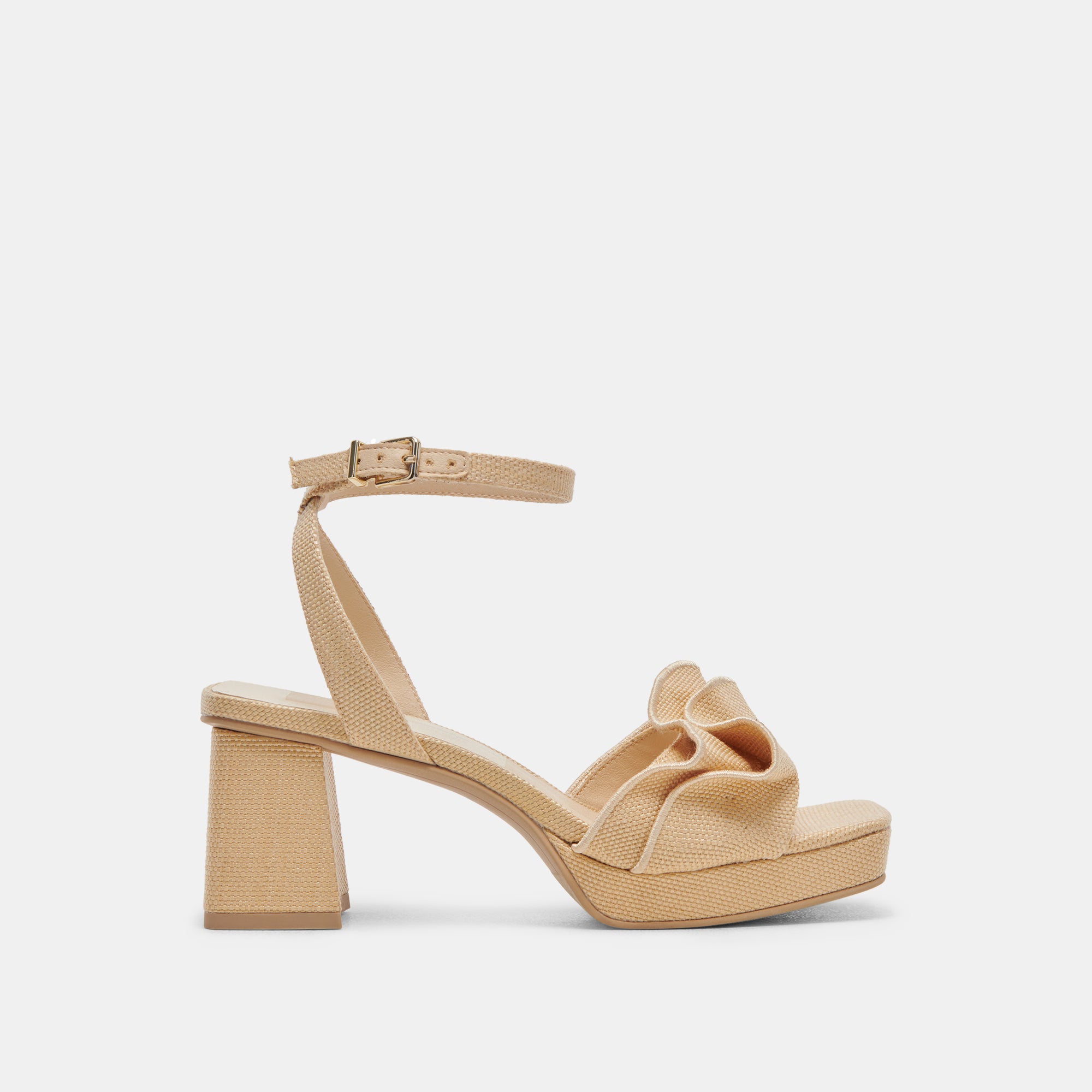 Chavi Wide Sandals Light Gold Metallic Leather