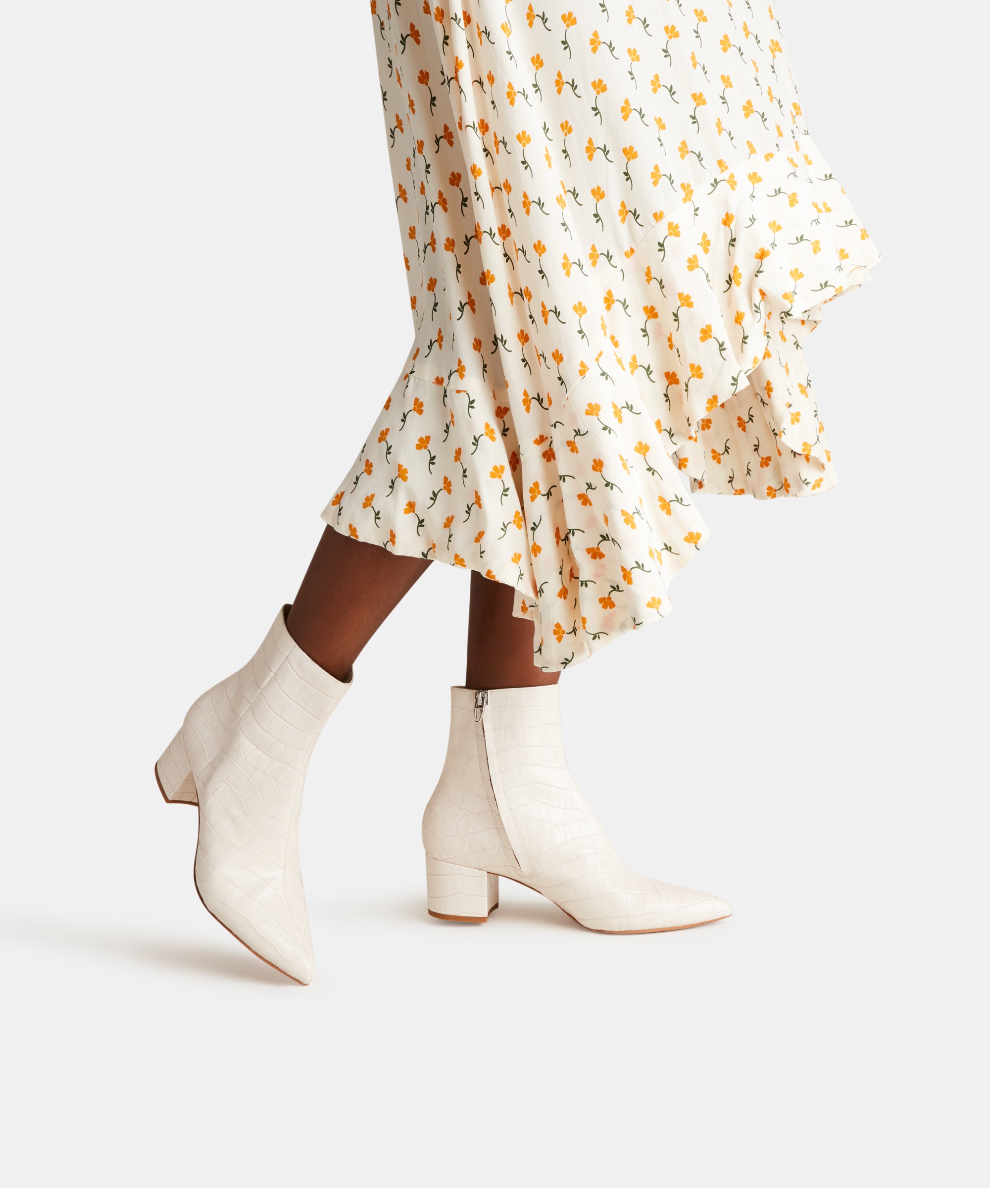 ivory booties