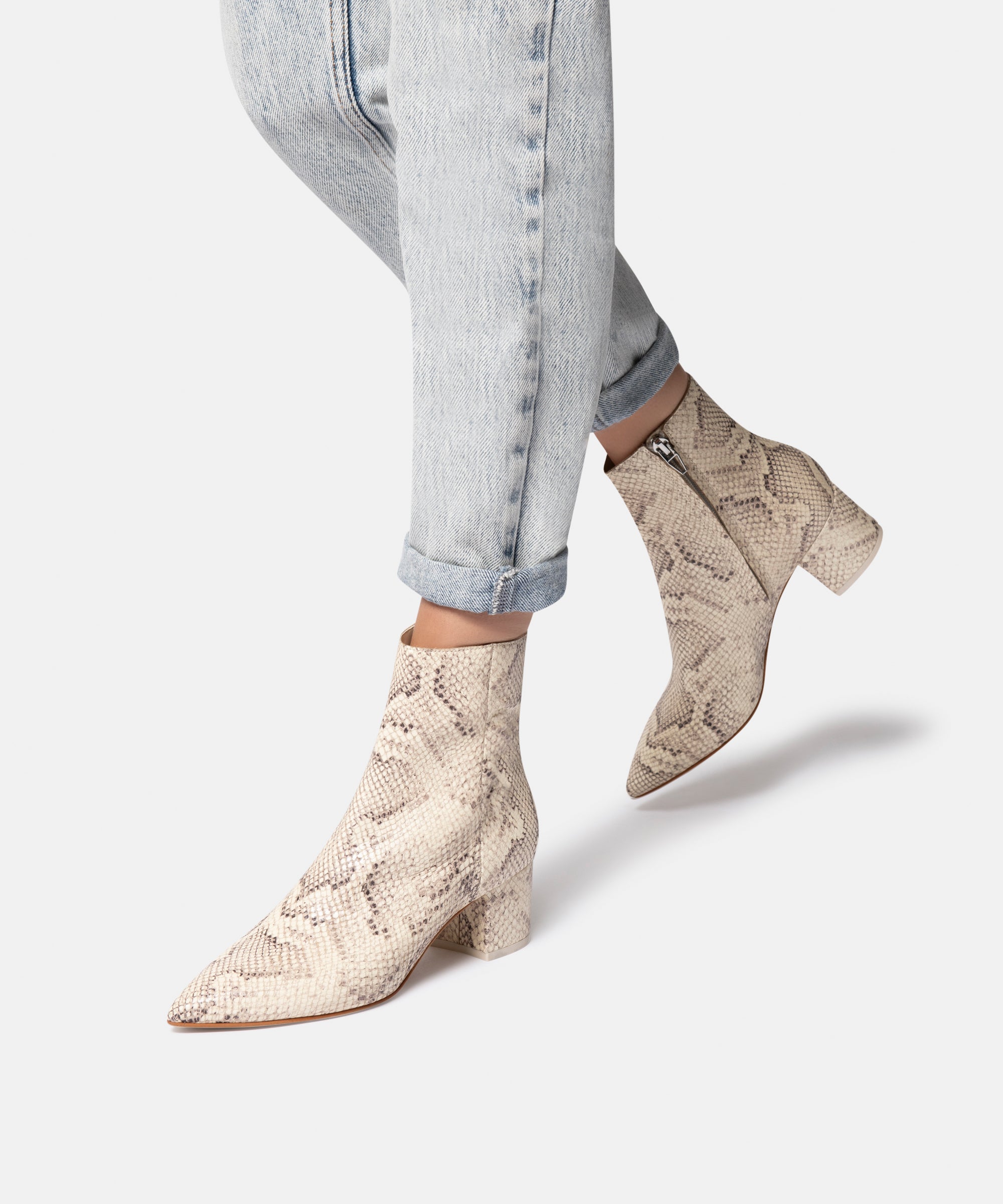 dolce vita bel booties snake