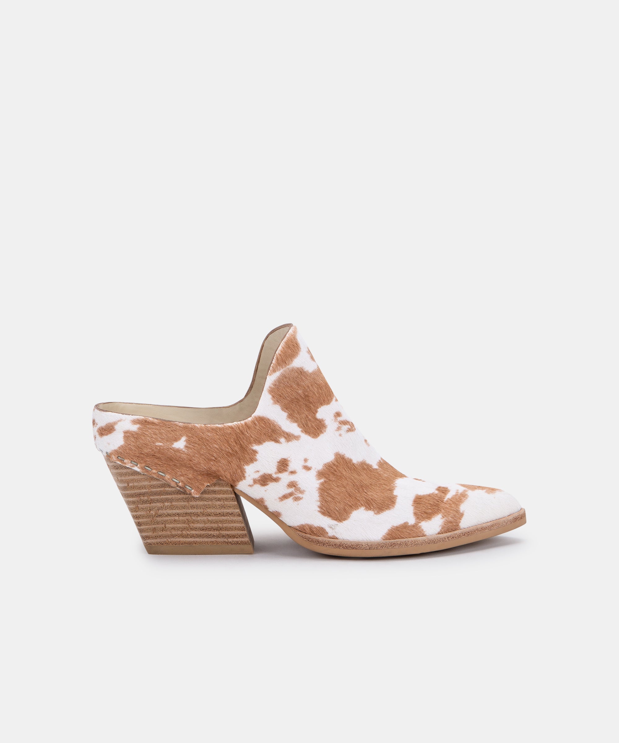 dolce vita calf hair mules