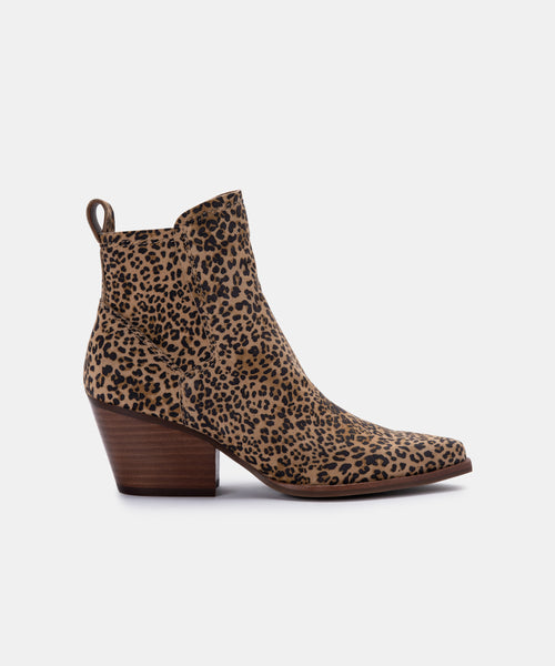 dolce vita leopard booties